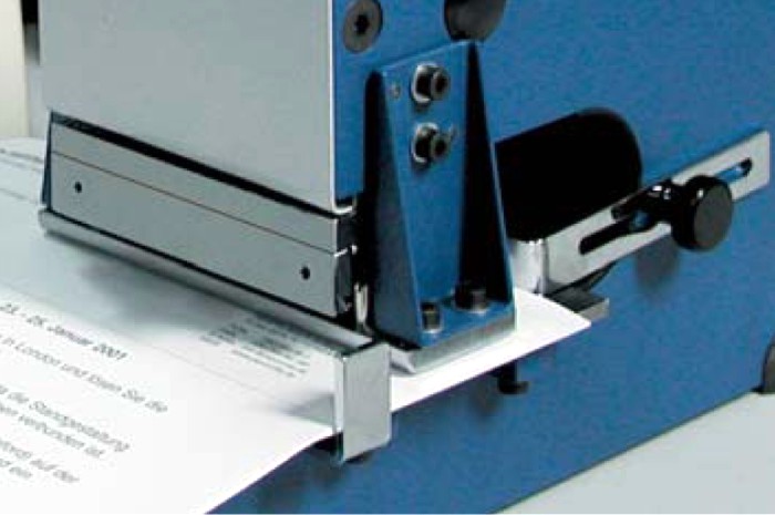 Cancelling and perforating machines